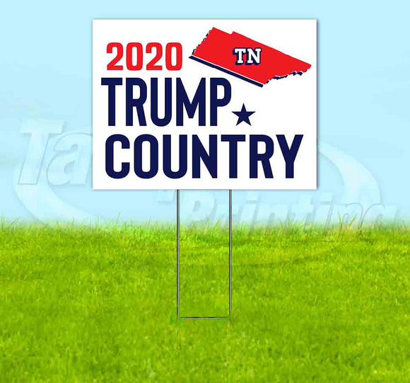 Tennessee For Trump Flag Yard Sign