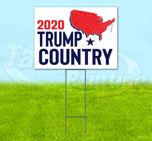 Usa For Trump Flag Yard Sign