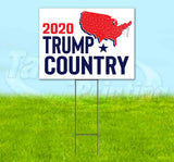 Usa For Trump Flag Yard Sign
