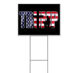 Trump Kneeling Cross Yard Sign