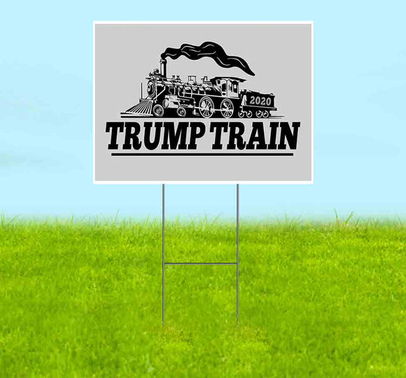 Trump Train Yard Sign