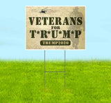 Veterans For Trump Yard Sign