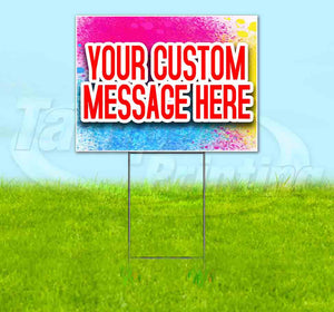 Custom Message Yard Sign