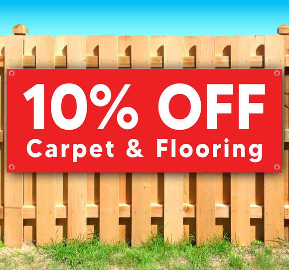 10% OFF Carpet & Flooring Banner