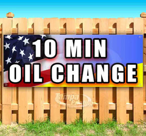 10 Min Oil Change Banner