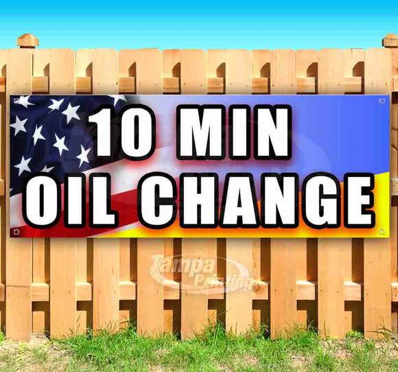 10 Min Oil Change Banner