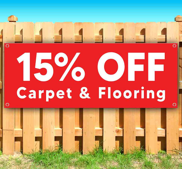 15% OFF Carpet & Flooring Banner