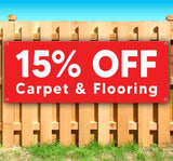 15% OFF Carpet & Flooring Banner