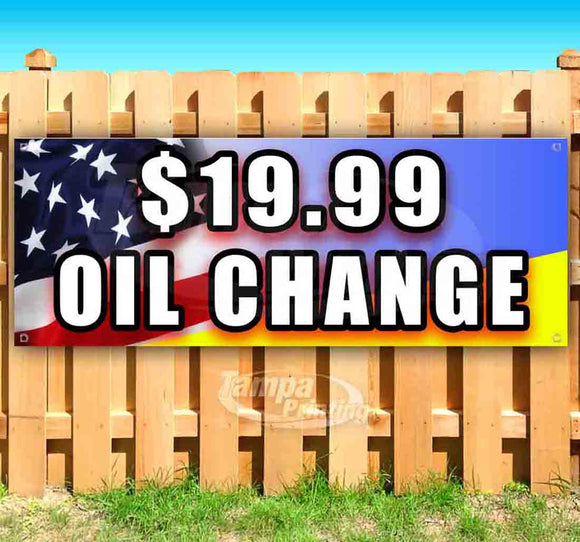 $19.99 Oil Change Banner