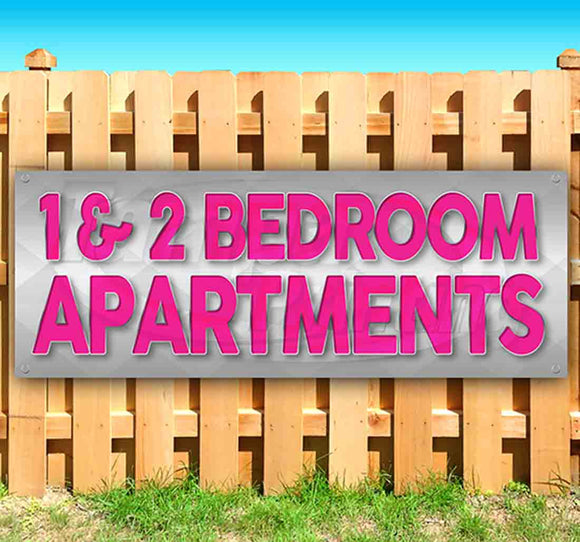 1&2 Bedroom Apartments Banner