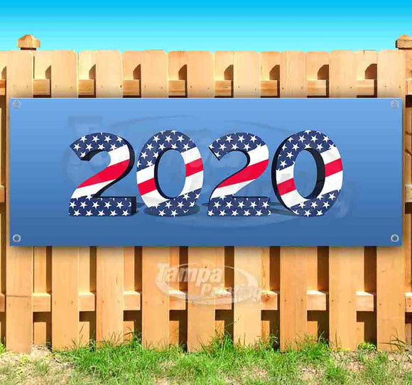 2020 3D Stars & Stripes Banner
