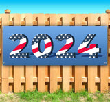 2024 3D Stars Stripes Banner