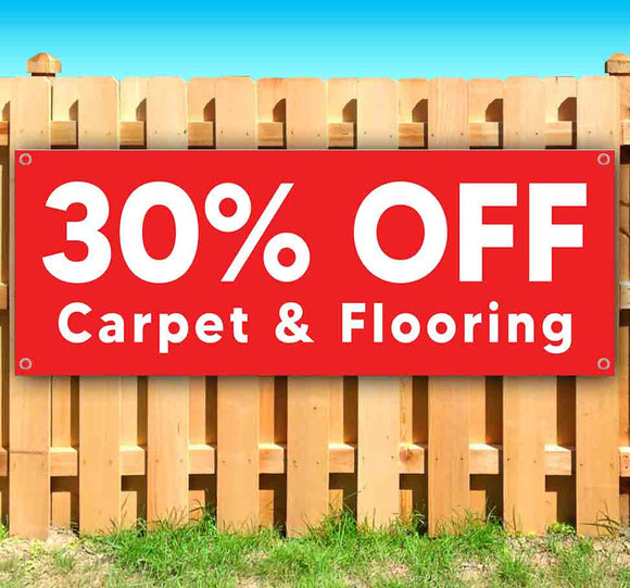 30% OFF Carpet & Flooring Banner