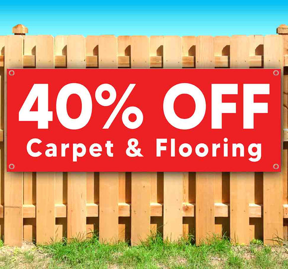 40% OFF Carpet & Flooring Banner