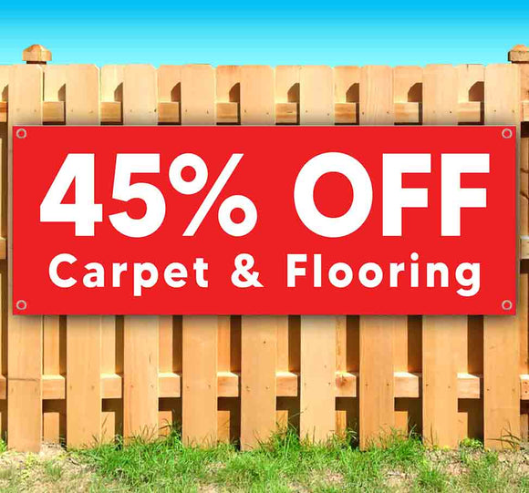 45% OFF Carpet & Flooring Banner