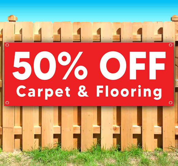 50% OFF Carpet & Flooring Banner