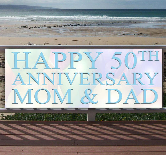 Happy Anniversary Mom & Dad Banner