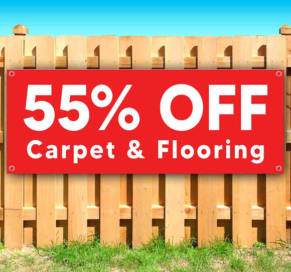 55% OFF Carpet & Flooring Banner