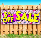 5% Off Sale Banner