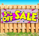 5% Off Sale Banner
