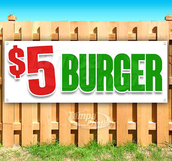 $5 Burger Banner