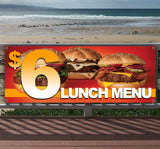 $6 Lunch Banner