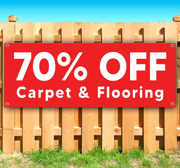 70% OFF Carpet & Flooring Banner