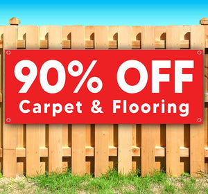 90% OFF Carpet & Flooring Banner