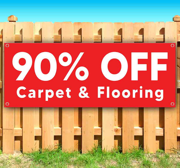 90% OFF Carpet & Flooring Banner