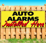 Auto Alarms Installed Here Banner