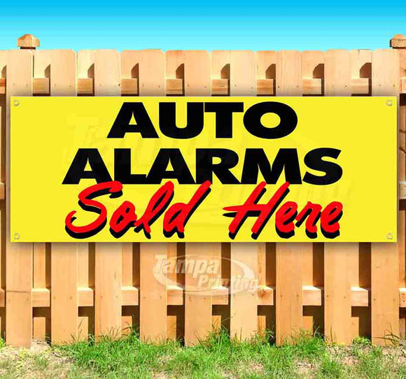 Auto Alarms Sold Here Banner