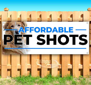Affordable Pet Shots Dog Banner