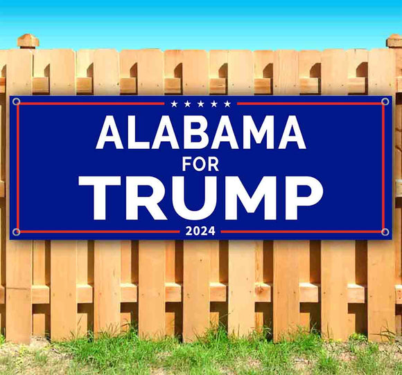 Alabama For Trump 2024 Banner