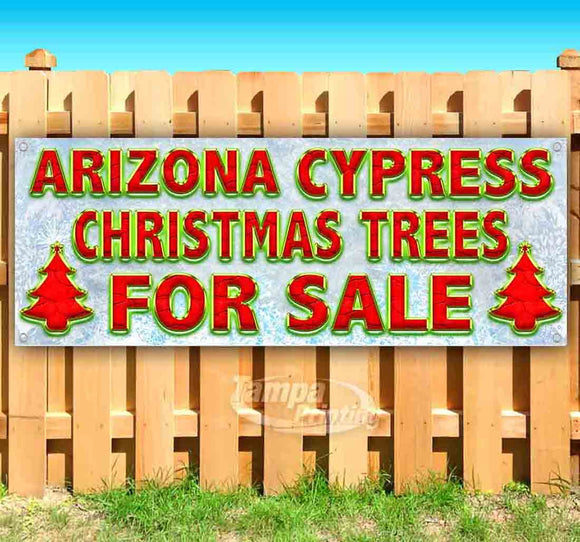 Arizona Cypress Christmas Trees For Sale Banner