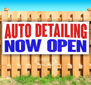 Auto Detailing Now Open Banner