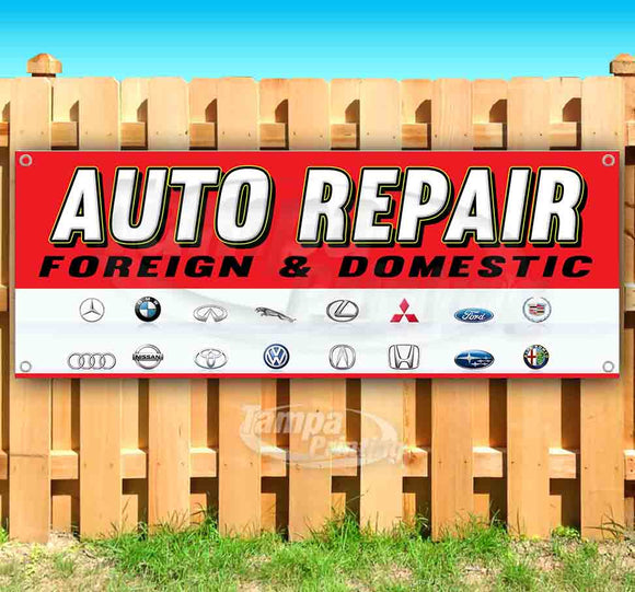 Auto Repair Foreign Domestic Banner