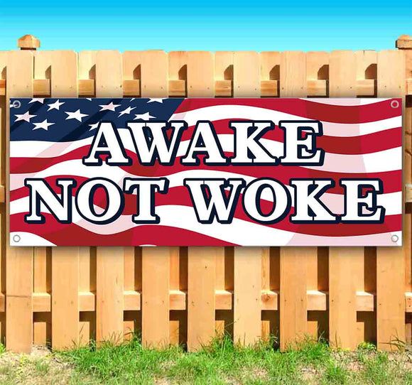 Awake Not Woke Banner