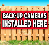 Back Up Cameras Installed Here Banner