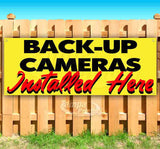 Back Up Cameras Installed Here Banner