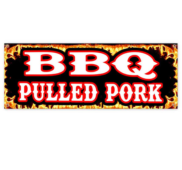 BBQ Pulld Pork Flame Banner