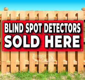 Blind Spot Detectors Sold Here Banner