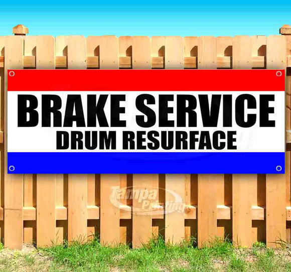 Brake Service Drum Resurface Banner