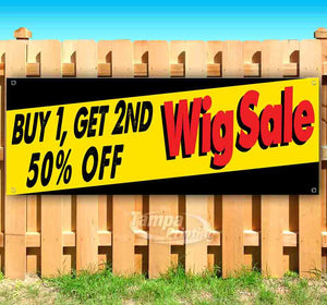 Buy 1 Get 2nd 50% Off Wig Sale Banner