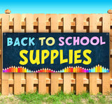Back To School Supplies Banner