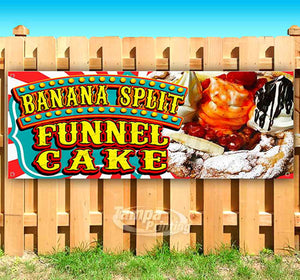 Banana Split Funnel Cake Banner