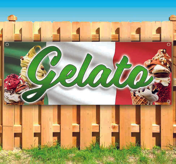 Gelato Italian Banner