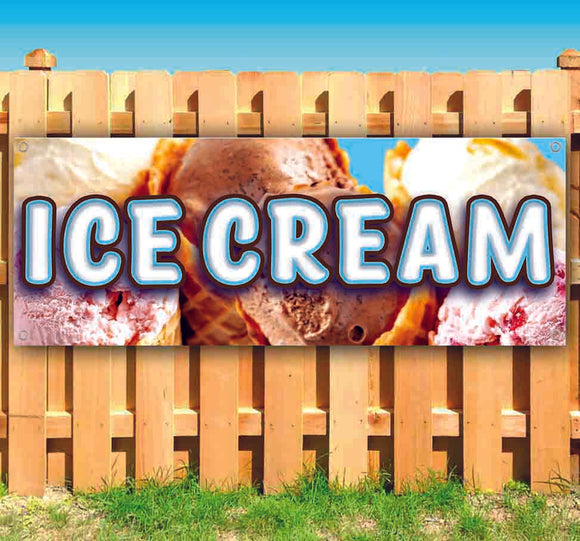 Ice Cream Cones Banner