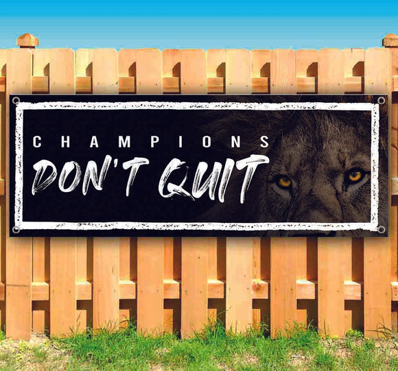 Lion Champions Don't Banner