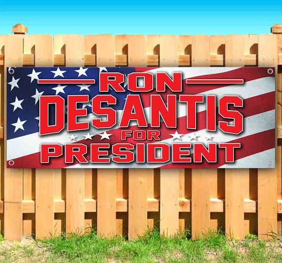 Ron DeSantis for President 2024 Flag Banner
