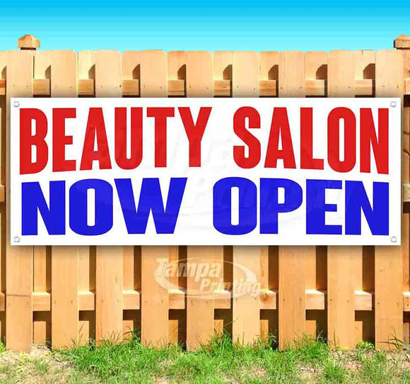 Beauty Salon Now Open Banner